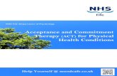 NHS Fife Department of Psychology - MoodCafe and Commitment...NHS Fife Psychology Department June 2015 2 Introduction to ACT There are a variety of approaches that are used to help