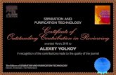 ALEXEY VOLKOV - polymem.rupolymem.ru/PDF/Certificate_A.Volkov_SPS_2018.pdf · ALEXEY VOLKOV The Editors of SEPARATION AND PURIFIC ATION TECHNOLOGY Elsevier, Amsterdam, The Netherlands.
