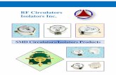 RF Circulators Isolators Inc. · RF Circulator Isolator Inc. Phone +1 408 977 1526 Fax +1 408 977 1534 sales@rf-ci.com Visit for addition data sheets and information Products and