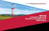 CORPORATE RESPONSIBILITY REPORT - Consol Energy2016 corporate responsibility report 5 The following is a list of the GRI Aspects that CONSOL Energy feels are most material to our Company: