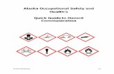 Alaska Occupational Safety and Health’sA hazard communication program identifies the hazardous chemicals at the workplace and describes how employers will inform and train employees