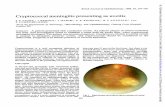 Cryptococcal meningitis presenting as uveitisBritish JournalofOphthalmology, 1988, 72, 167-170 Cryptococcalmeningitispresentingasuveitis S P STONE,' J BENDIG,2 J HAKIM,3 P E KINNEAR,3