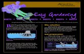Easy Gardening - aggie-horticulture.tamu.edu · spring and heavier soil in the fall because sandy soil warms faster than heavier clay soil. They do not grow well in tight clay. In