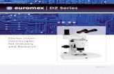 DZ Series · 2016-01-31 · microscopes holland Systems DZ.1600 DZ Zoom 1:6.3 stereo microscope with Ergo bino head 5-35°, EWF 10x/22 Eyepieces, 1x Plan Apochromatic Main Objective