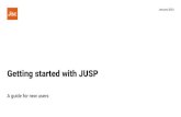 Getting started with JUSP · 2020-01-08 · COUNTER Release 4 (R4) journal reports 9 Getting started with JUSP Journal usage collected until to at least July 2019 where available