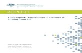 Audit report: Apprentices Trainees Employment Ltd Report.pdf · Audit report - Apprentices – Trainees – Employment Ltd TLI31616 Certificate III in Warehousing Operations Workplace