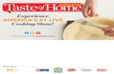 Experience AMERICA’S #1 LIVE Cooking Show!€¦ · PRESENTED BY Experience AMERICA’S #1 LIVE Cooking Show! TASTEOFHOME.COM/ COOKINGSCHOOL. Created Date: 7/18/2016 12:51:05 PM