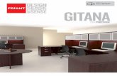 GITANA - ESCNJ...GITANA Gitana casegoods create ideal team environments, including both side-by-side as well as u-shaped arrangements. Worksurfaces combine with different hutch configurations