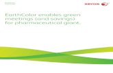 EarthColor enables green meetings (and savings) for ... · EarthColor’s “green meetings service” delivers measurable sustainability and business benefits. Environmental leader