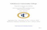 Tallahassee Community College · 2018-10-17 · Tallahassee Community College reserves the right to terminate any contract resulting from this pre-qualification at any time and for