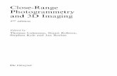 Close range photogrammetry and 3D imaging · 2017-12-09 · Close-Range Photogrammetry and3DImaging 2nd edition Editedby ThomasLuhmann, Stuart Robson, Stephen Kyle andJan Boehm DeGruyter.
