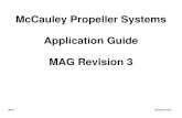 McCauley Application Guide - Precision Propeller Service · Application Guide . MAG Revision 3 . MAG November 2016 . Table Of Contents . Section Description A Propeller Model Information