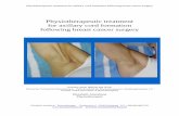 Physiotherapeutic treatment for axillary cord formation ...Physiotherapeutic treatment for axillary cord formation following breast cancer surgery Elisabeth Josenhans Physiotherapist