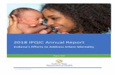 2018 IPQIC Annual Report - IN.gov · • Unsafe Sleep Practices: About 16.6% of infant deaths in 2017 can be attributed to Sudden and Unexplained Infant Deaths (SUIDs). SUIDs encompass