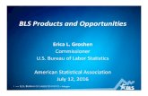 BLS Products and Opportunities...9—U.S. B UREAUOF LABOR STATISTICS•bls.gov BLS employment by college degree attainment, 1980 - 2016 9 0 10 20 30 40 50 60 70 80 90 100 1980 1990
