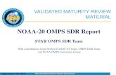 NOAA-20 OMPS SDR Report · NOAA-20 OMPS SDR Report STAR OMPS SDR Team. ... Outline • Algorithm Cal/Val Team Members • Product Requirements • Achievement Highlights since Provisional