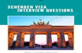 SCHENGEN VISA INTERVIEW QUESTIONS€¦ · Schengen visas can be categorised under three types: 1. Territory-based visas: These visas allow holders to stay in particular territories
