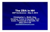 The ZBA in NH - DTC Lawyers · 2017-03-22 · Appeals of Administrative Decisions may involve claims of municipal estoppel – law in state of flux – Thomas v. Town of Hooksett,