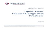 OpenTravel Schema Design Best Practices...Nov 15, 2003  · Schema Design Best Practices Version 3.08 April 2010 OpenTravel is the sole owner and licensor of the information provided
