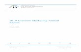 2019 Uranium Marketing Annual ReportIntroduction In this report, the U.S. Energy Information Administration (EIA) provides detailed data on uranium marketing activities in the United