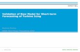 Validation of New Model for Short-term Forecasting of ......DNV GL © 2015 Contents Background Methods Validation data Results Value to forecast users Conclusions 1 October, 2015 2
