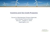Incentive and Tax Credit Programs - CDFA · REC = Renewable Energy Certificate 1 REC –1,000 kilowatt-hours (1MW) of electricity placed on the grid Can be sold separately from the