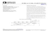 50 MHz to 3.5 GHz, 45 dB RF Detector Data Sheet AD8312€¦ · 50 MHz to 3.5 GHz, 45 dB RF Detector Data Sheet AD8312 Rev. B Document Feedback Information furnished by Analog Devices