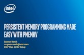 Szymon Romik  Intel® Data Center … · 2019-09-24 · Szymon Romik  Intel® Data Center Group. Persistent Memory programming