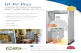 HI-PE Plus - CEIA · HI-PE PLUS ENHANCED WALK-THROUGH MULTI-ZONE METAL DETECTOR CEIA USA reserves the right to make changes, at any moment and without notice, to the models, their