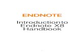 Introduction to Endnote X8 Handbook...Later, you can easily restore (unzip) the compressed library with EndNote. To save to a compressed library file: 1. Open the library in EndNote.