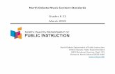 Grades K-12 March 2019 - ND Portal...K Standards Grade 1 Standards Grade 2 Standards Grade 3 Standards Grade 4 Standards Grade 5 Standards Grade 6 Standard MU:Cr1.1.K a. With guidance,