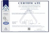 CERTIFICATE - v-q-c.com · CERTIFICATE THE STANDARDS INSTITUTION OF ISRAEL hasissuedanIQNetrecognized certificatethat the organization: V.Q.C - INDUSTRIAL QUALITY CONTROL LTD. Lev