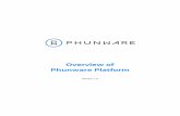 Overview of Phunware Platform and...Supercharge your existing mobile application with add-ons from Phunware. ... engagement, content management, advertising and analytics. ... by including