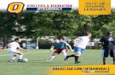 INTRAMURAL SPORTS AT QUEEN’S€¦ · INTRAMURAL SPORTS AT QUEEN’S Queen’s offers a variety of recreational Intramural sports leagues. Last year the Intramural program had more