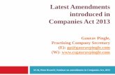 Latest Amendments introduced in Companies Act 2013csgauravpingle.com/wp-content/uploads/2019/03/ICAI... · Companies (Acceptance of Deposits) Amendment Rules, 2019 MCA Notification