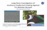 Long Term Investigation of Urethane Conformal Coating Against Tin Whisker Growth · PDF file 2011-01-24 · Tin Whisker Growth Statistics • Whisker density was measured on randomly