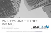 VA’s, PT’s, and the FFIEC (oh my)...The FFIEC is the regulatory body that assesses the security of financial institutions. Vulnerability scanning and penetration testing are required