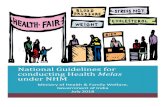 National Guidelines for conducting Health Melas under NHM Health Mela... · National Guidelines for conducting Health Melas under NHM Ministry of Health & Family Welfare, Government