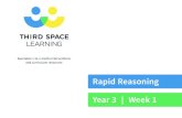 Rapid Reasoning Year 3 | Week 1...Year 3 | Week 1 Specialist 1-to-1 maths interventions and curriculum resources. This is the first week that children will have come across Rapid Reasoning