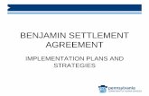 BENJAMIN SETTLEMENT AGREEMENT - RCPA · WHAT IS THE BENJAMIN SETTLEMENT AGREEMENT? •In April 2009, the Department of Human Services (DHS) was subject to the Benjamin lawsuit, which