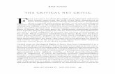 The Critical Net Critic - New Left Review · THE CRITICAL NET CRITIC F our decades on from the origin of the Internet, and more ... In these works Carr recapitulated longstanding
