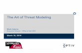 The Art of Threat Modeling - StarChapter€¦ · Regulated Information SAP, Customer, Third Parties, Email, Laptops, Cloud ... Social Media Posts General Security Awareness Security
