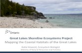 Great Lakes Shoreline Ecosystem Project · Great Lakes Shoreline Ecosystems Project Team 4 ... Thematic Layers ... distinct prevailing condition Coastal Calcareous Rock Open Active