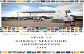 U p p e r C o o m e r a S t a t e C o l l e g e YEAR 10 ...... · U p p e r C o o m e r a S t a t e C o l l e g e YEAR 10 SUBJECT SELECTION INFORMATION 2018 . Upper Coomera State