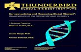 Conceptualizing and Measuring Global Mindset...Mindset questions and 26 demographics) in the Global Mindset Inventory through a process of confirmatory factor analyses. Internal and