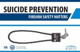 SUICIDE PREVENTION...LOCKS have lower overall suicide rates and lower firearm suicide rates. – American Journal of Public Health, 2015 4 5 WHY THIS LOCK MATTERS This lock can mean