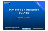 Marketing de Intangibles -Software- · Por otra parte, existen softwares orientados a mercados horizontales, que pueden usarse para múltiples industrias La competencia que existe
