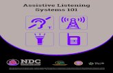 Assistive Listening Systems 101 - National Deaf Center · Assistive Listening Systems 101 lese er Creae Commos YNCN eraoal 5 Types of Assistive Listening Systems Assistive listening