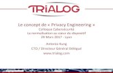 Le concept de « Privacy Engineering...2017/03/29  · Trialog Trialog accompagne l’innovation depuis 1987 Securité (depuis 2000) GST-SEC, CVIS, Sevecom, EVITA, Preserve, Secret,