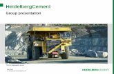 General HeidelbergCement presentation - Zuari Cements · HeidelbergCement Group presentation Truck in aggregates quarry. July 2016 2 - Group Communication & IR HeidelbergCement: history